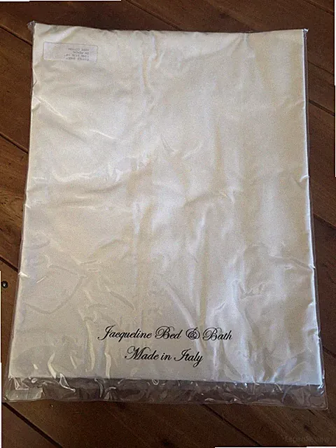 NIP King 18" Deep Fitted Sheet Ivory Made in Italy 400tc Sateen