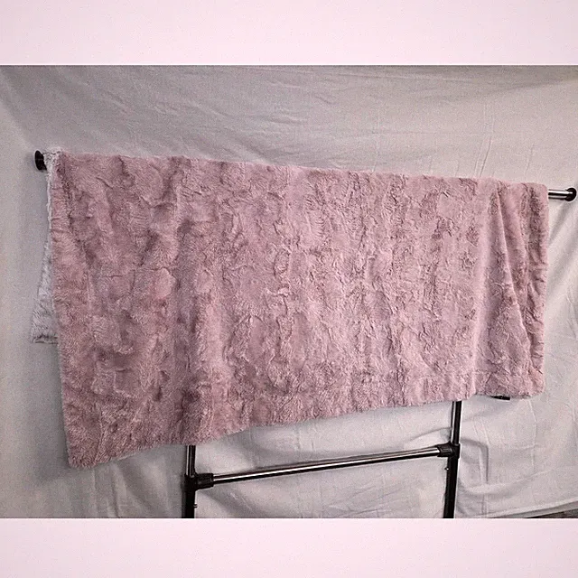 Starlight Minky Blanket 48x58 Pink Soft Plush Throw Cleaned Air Dried