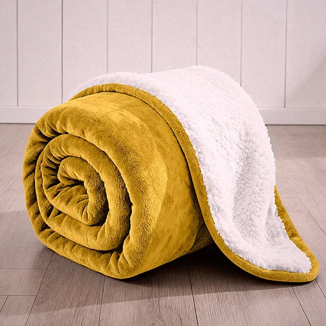 Warm Sherpa Fleece Throw Blanket Super Soft Sofa Bed Couch Blankets Twin Queen